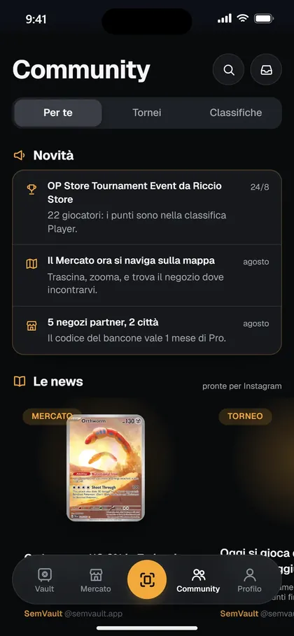 Community e tornei